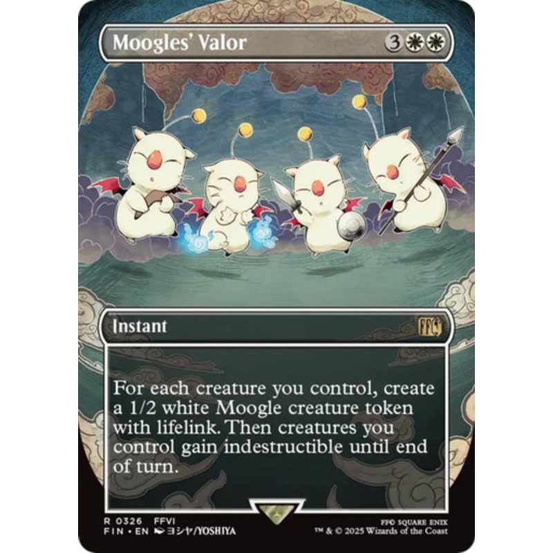 Moogles' Valor (Borderless Art) | FINAL FANTASY