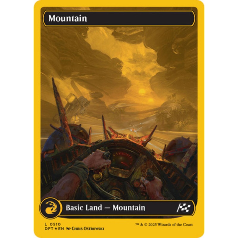 Mountain (#510) (Full Art First-Place Foil) | Aetherdrift