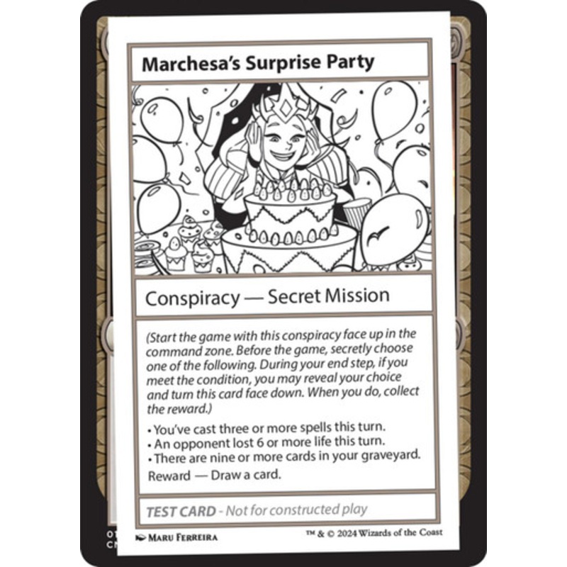 Marchesa's Surprise Party (Playtest Card - Mystery Booster 2) | Mystery Booster 2