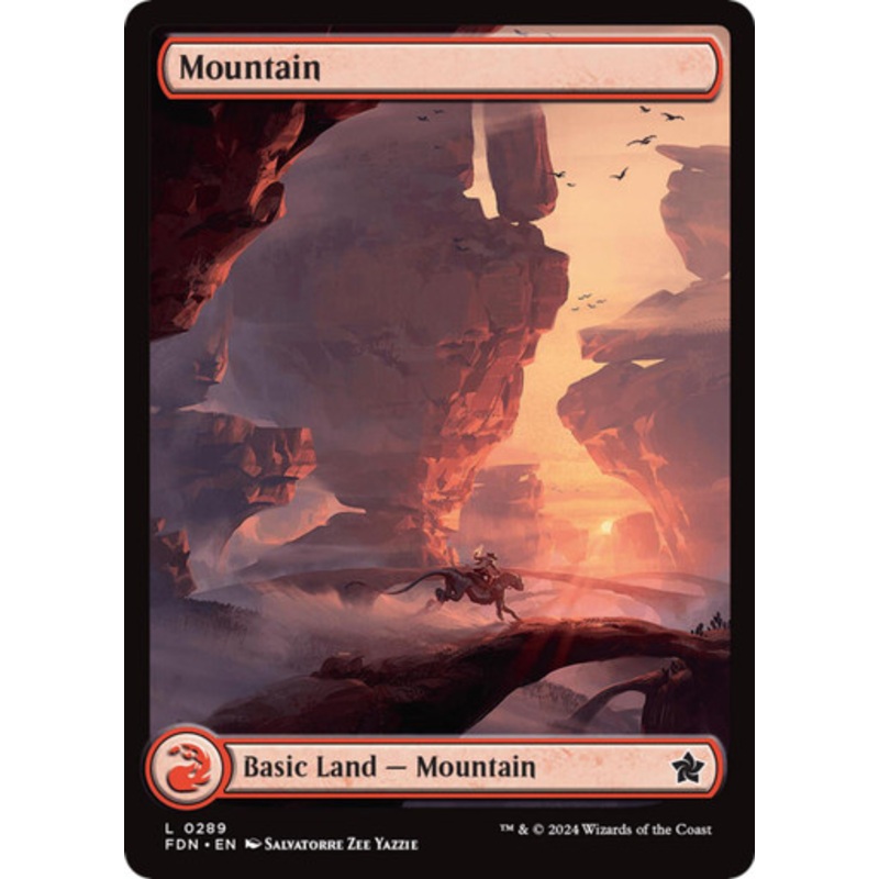 Mountain (#289) (Full Art) | Foundations