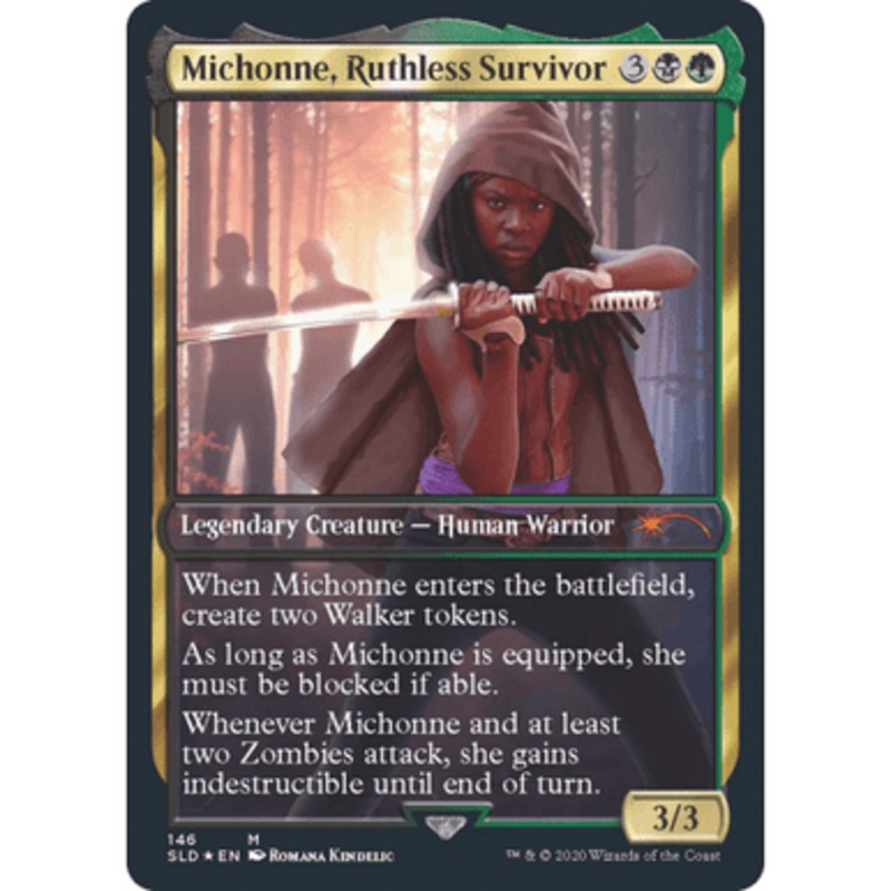 Michonne, Ruthless Survivor (Foil) (Secret Lair - The Walking Dead) | Secret Lair Drops