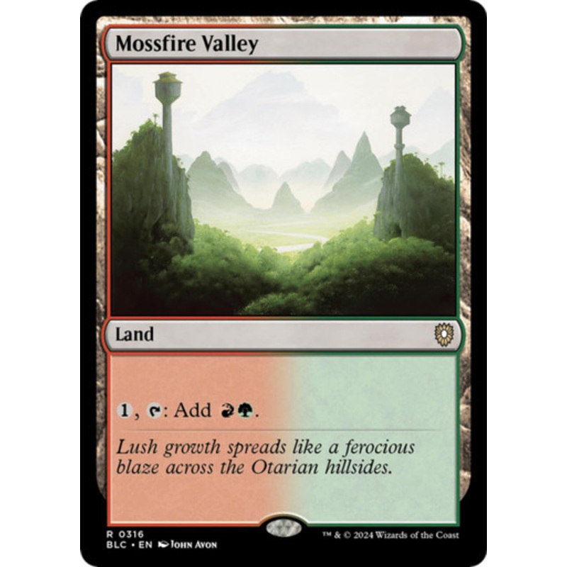 Mossfire Valley | Bloomburrow Commander