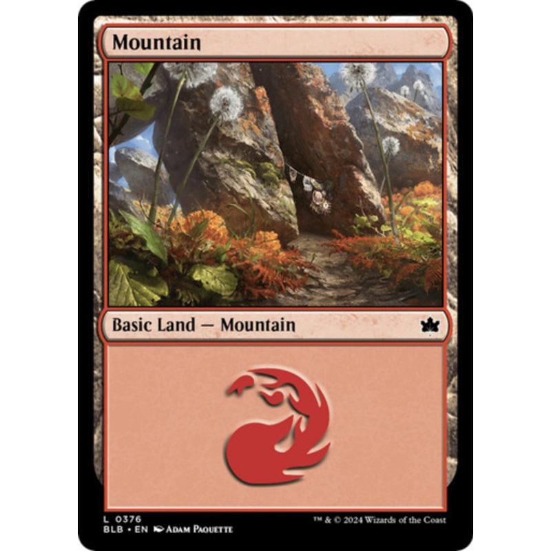 Mountain (#376) | Bloomburrow