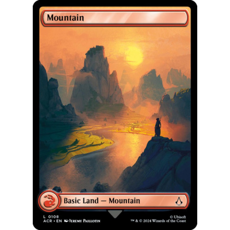 Mountain (#108) (Full Art) | Universes Beyond: Assassin's Creed
