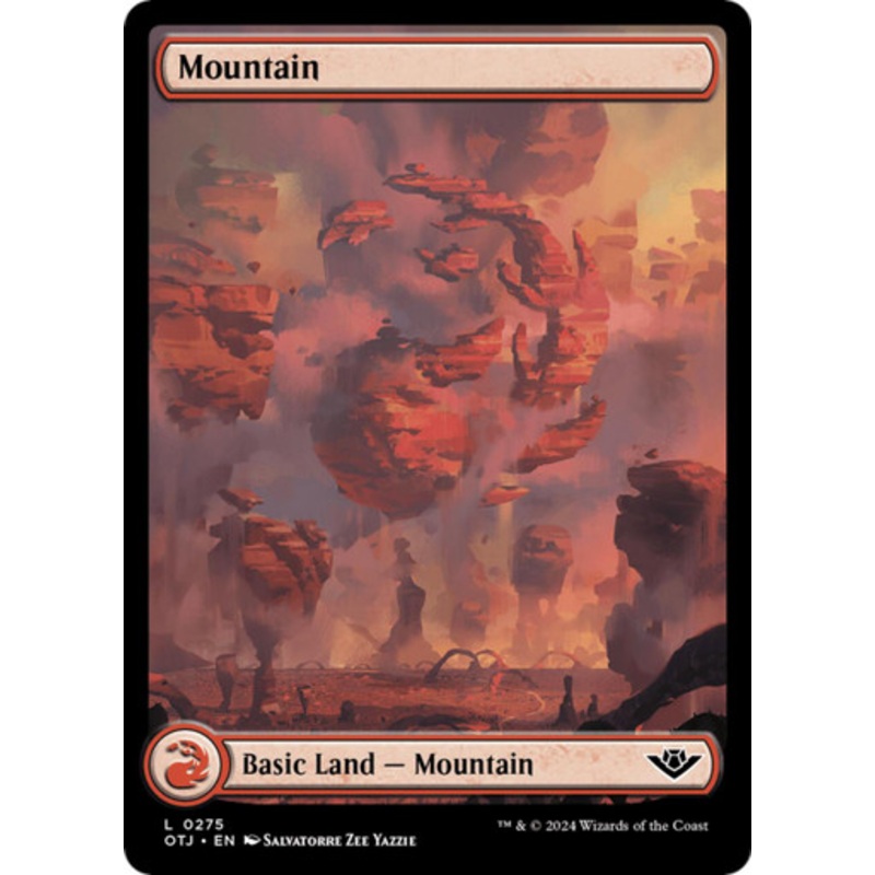 Mountain (#275) (Full Art) | Outlaws of Thunder Junction