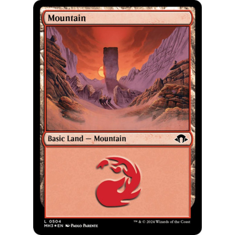 Mountain (#504) (Ripple Foil) | Modern Horizons 3