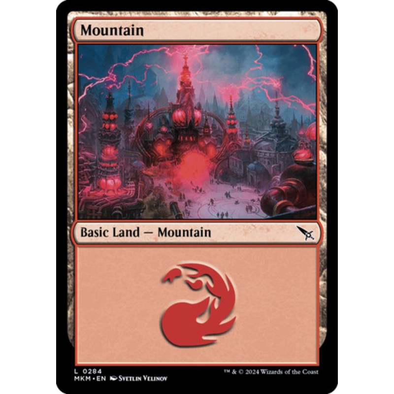 Mountain (#284) (foil) | Murders at Karlov Manor