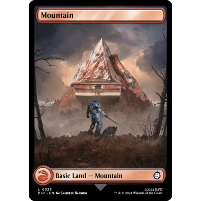 Mountain (#323) (Foil) | Universes Beyond: Fallout
