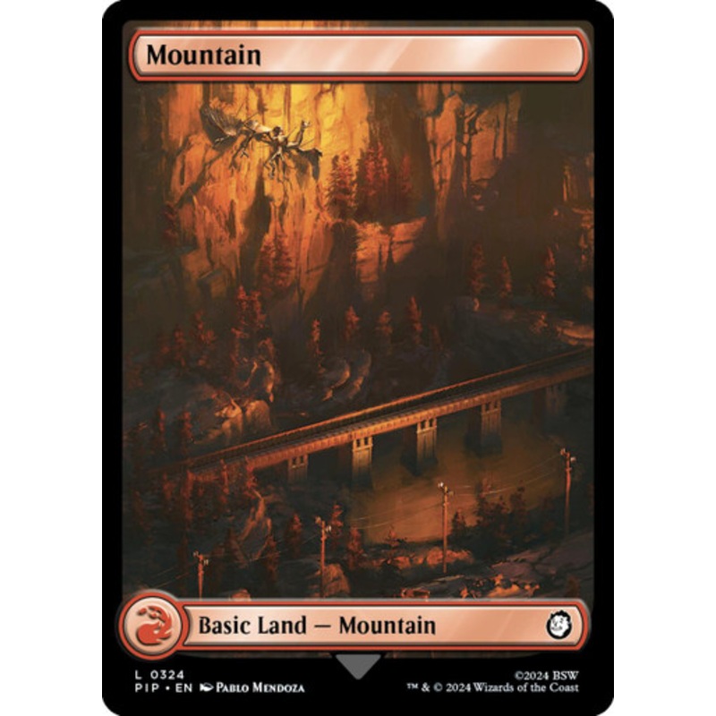 Mountain (#324) (Foil) | Universes Beyond: Fallout