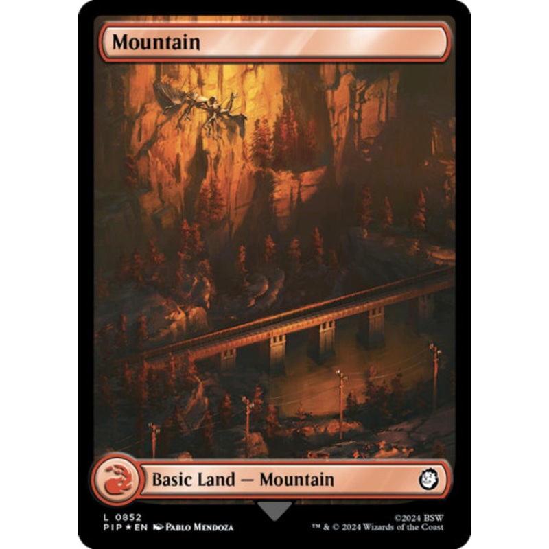 Mountain (#852) (Surge Foil)