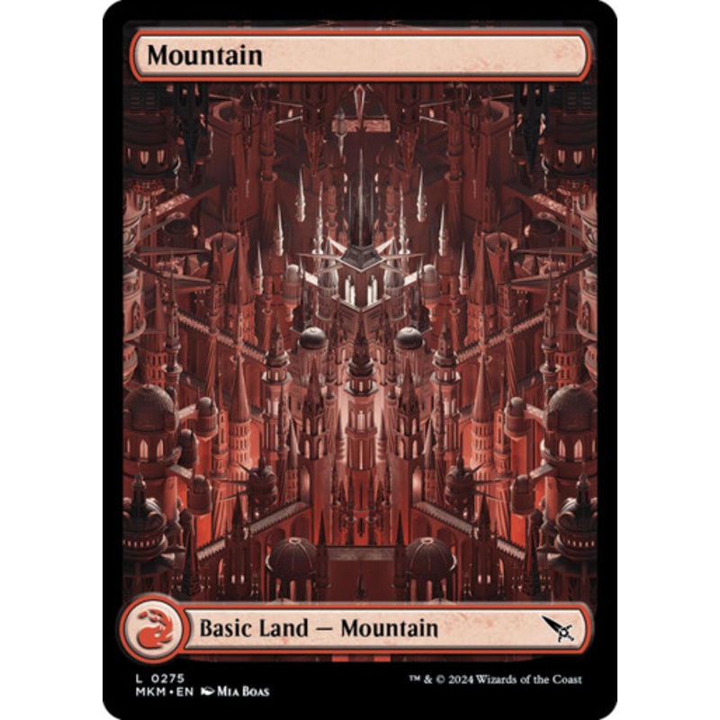 Mountain (#275) (Full Art foil) | Murders at Karlov Manor