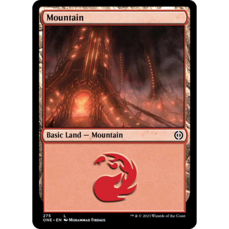 Mountain (#275) (foil) | Phyrexia: All Will Be One