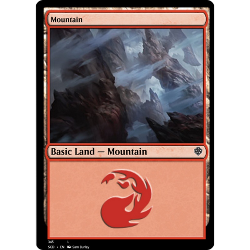 Mountain (#345) | Starter Commander Decks