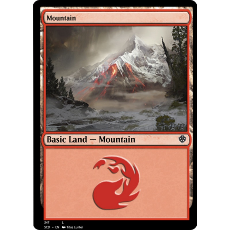 Mountain (#347) | Starter Commander Decks