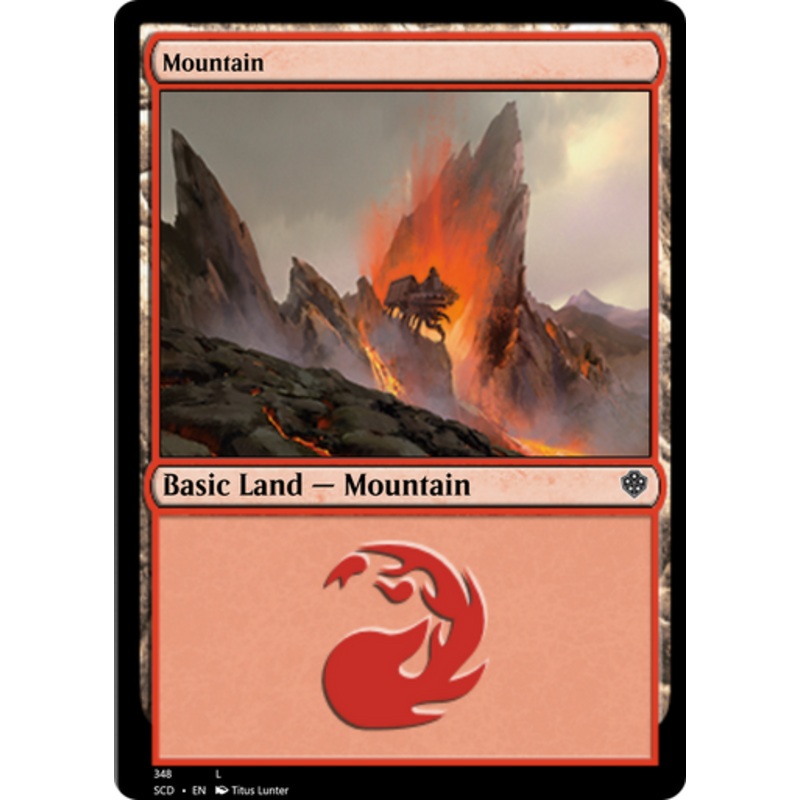 Mountain (#348) | Starter Commander Decks
