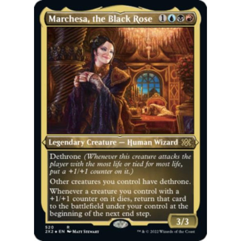 Marchesa, the Black Rose (Etched Foil)
