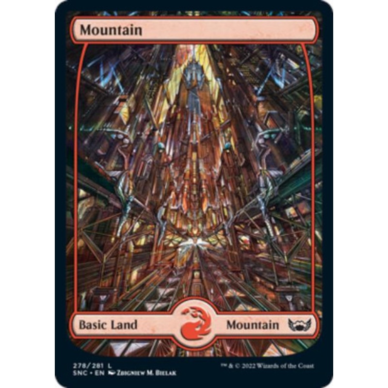 Mountain (#278) (Full Art) (foil) | Streets of New Capenna