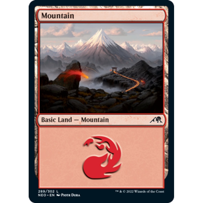Mountain (#289) | Kamigawa: Neon Dynasty