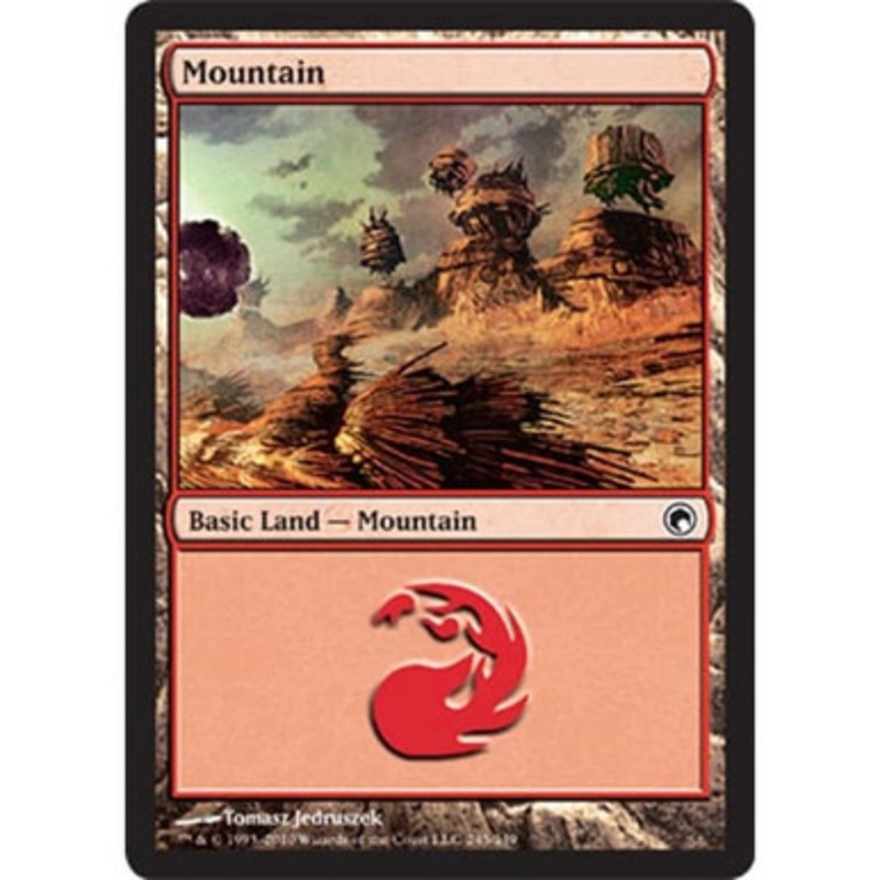 Mountain (#245) (foil) | Scars of Mirrodin