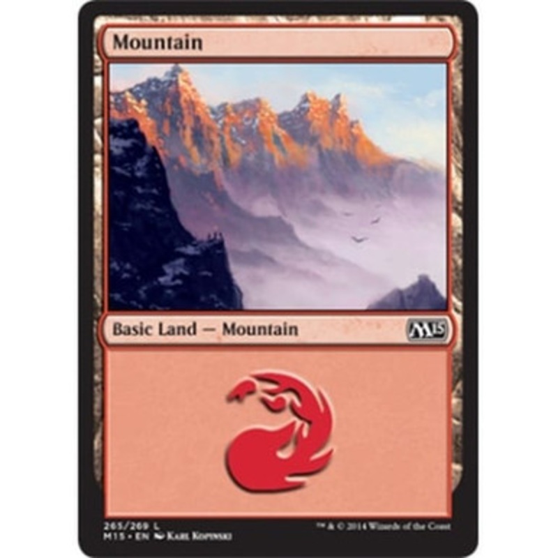 Mountain (#265) (foil) | Magic 2015 Core Set