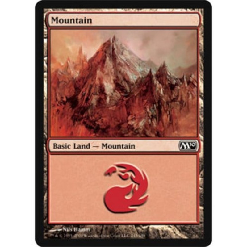 Mountain (#243) (foil) | Magic 2010 Core Set