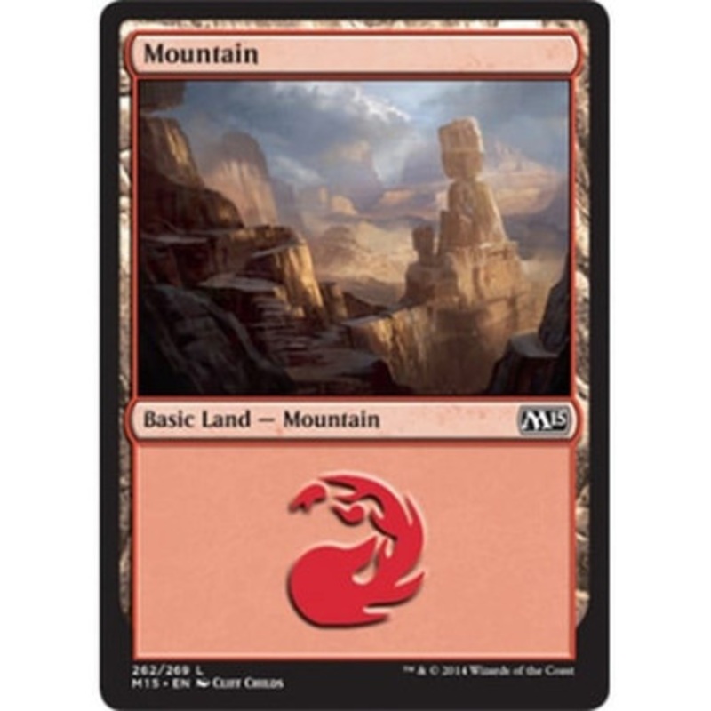 Mountain (#262) (foil) | Magic 2015 Core Set