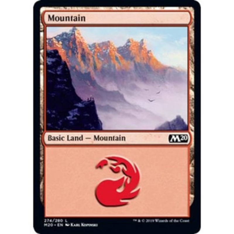 Mountain (#274) (foil) | Core Set 2020