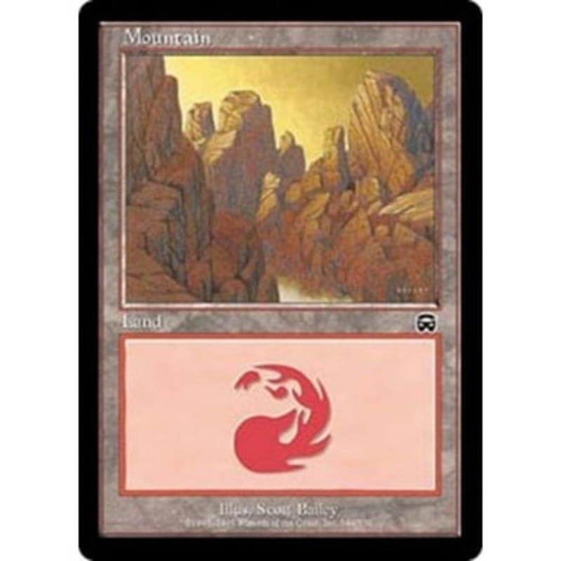 Mountain (#344) (foil) | Mercadian Masques