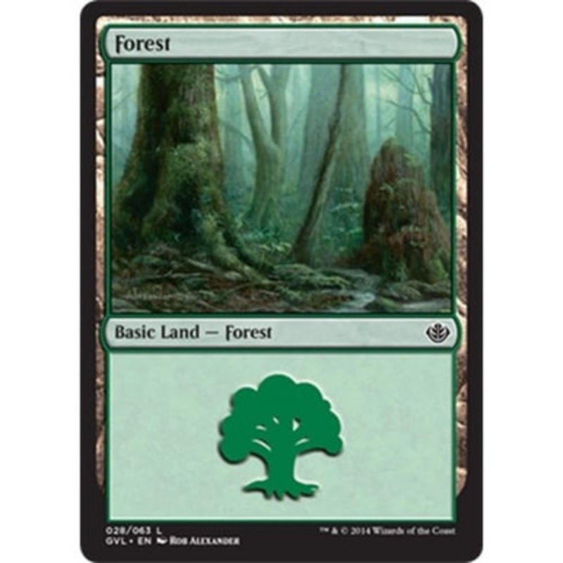 Forest (#028) | Duel Decks Anthology