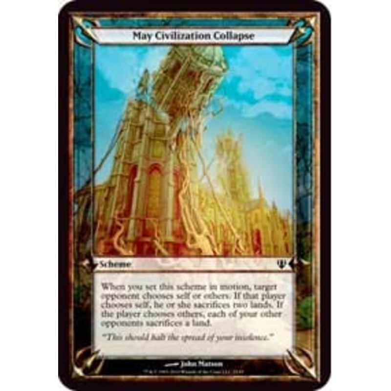 Scheme - May Civilization Collapse