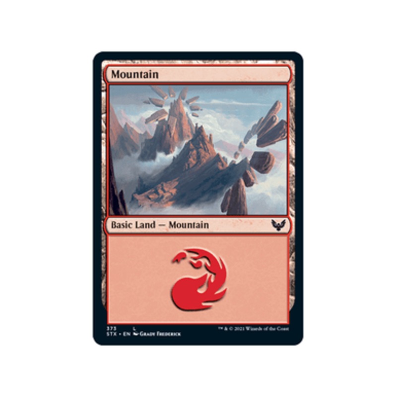 Mountain (#373) (foil) | Strixhaven: School of Mages