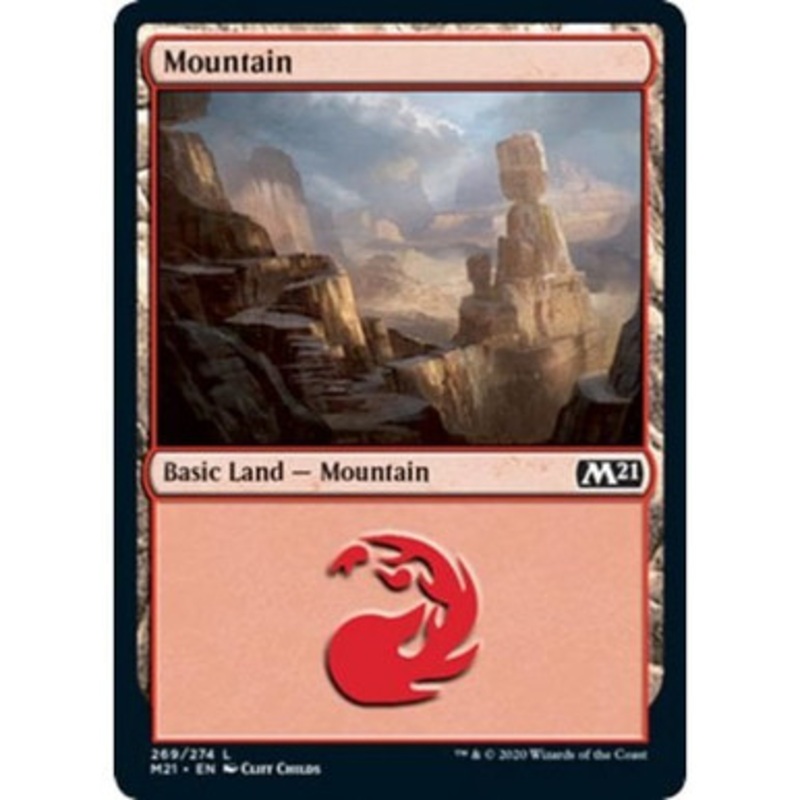 Mountain (#269) (foil) | Core Set 2021
