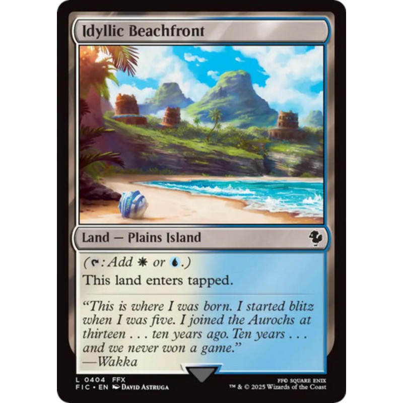 Idyllic Beachfront | FINAL FANTASY Commander