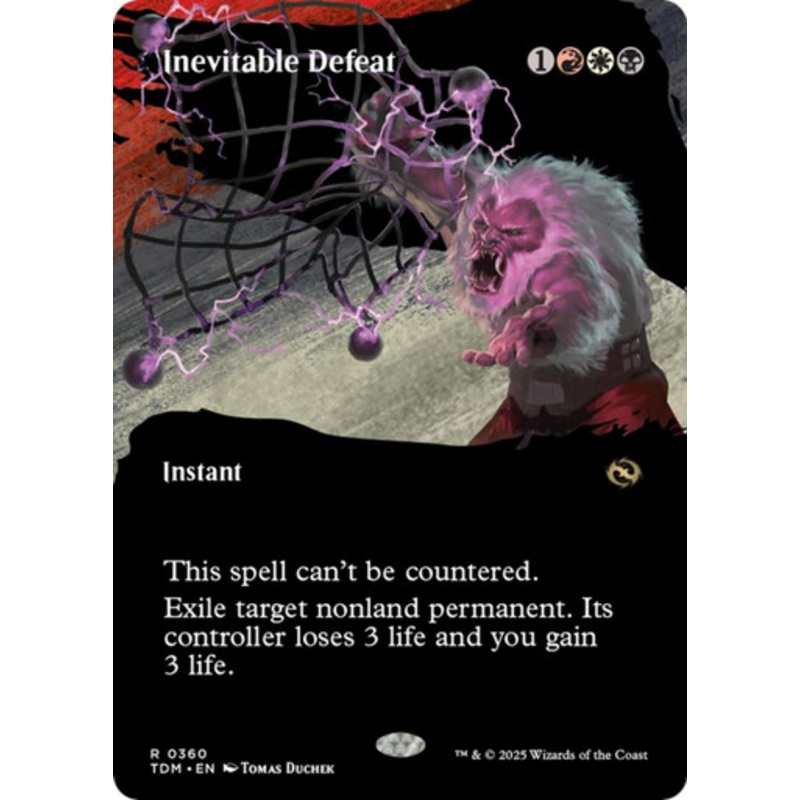 Inevitable Defeat (Borderless Art) | Tarkir: Dragonstorm