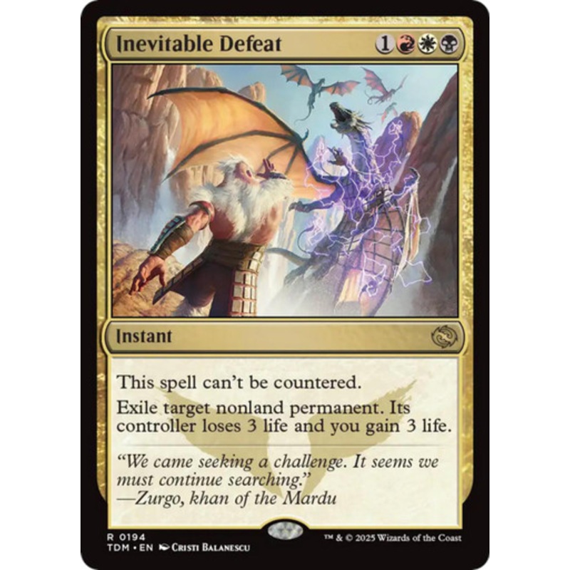 Inevitable Defeat | Tarkir: Dragonstorm