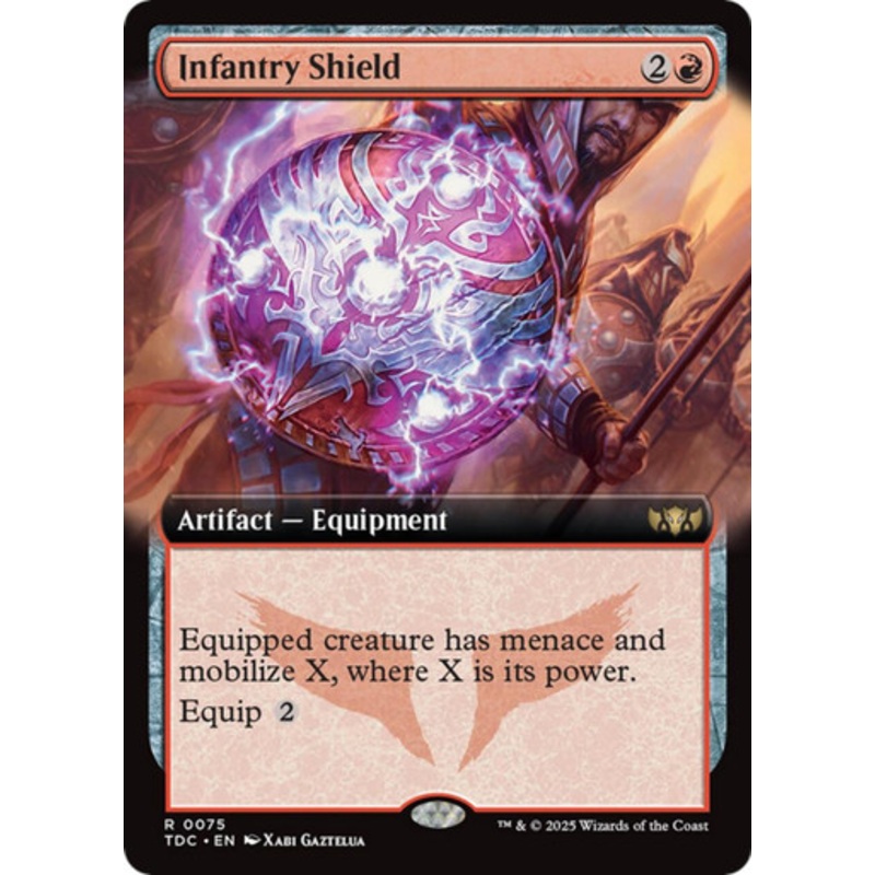 Infantry Shield (Extended Art) | Tarkir: Dragonstorm Commander