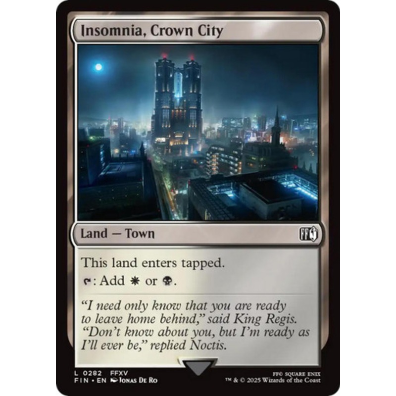 Insomnia, Crown City | FINAL FANTASY