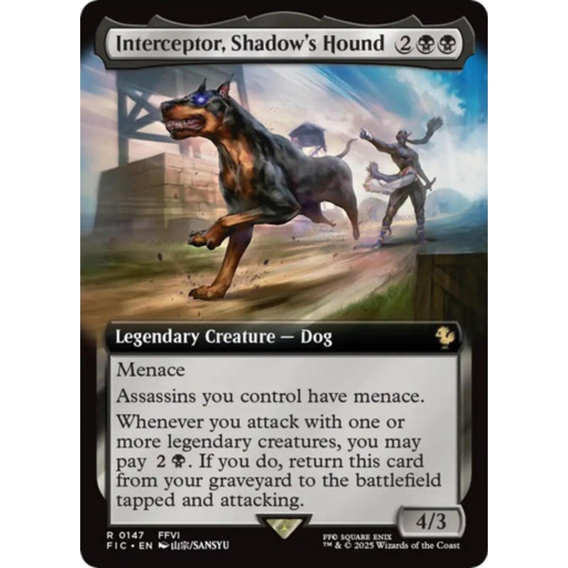 Interceptor, Shadow's Hound (Extended Art) | FINAL FANTASY Commander