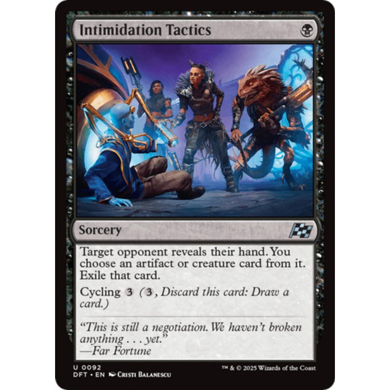 Intimidation Tactics (Foil) | Aetherdrift