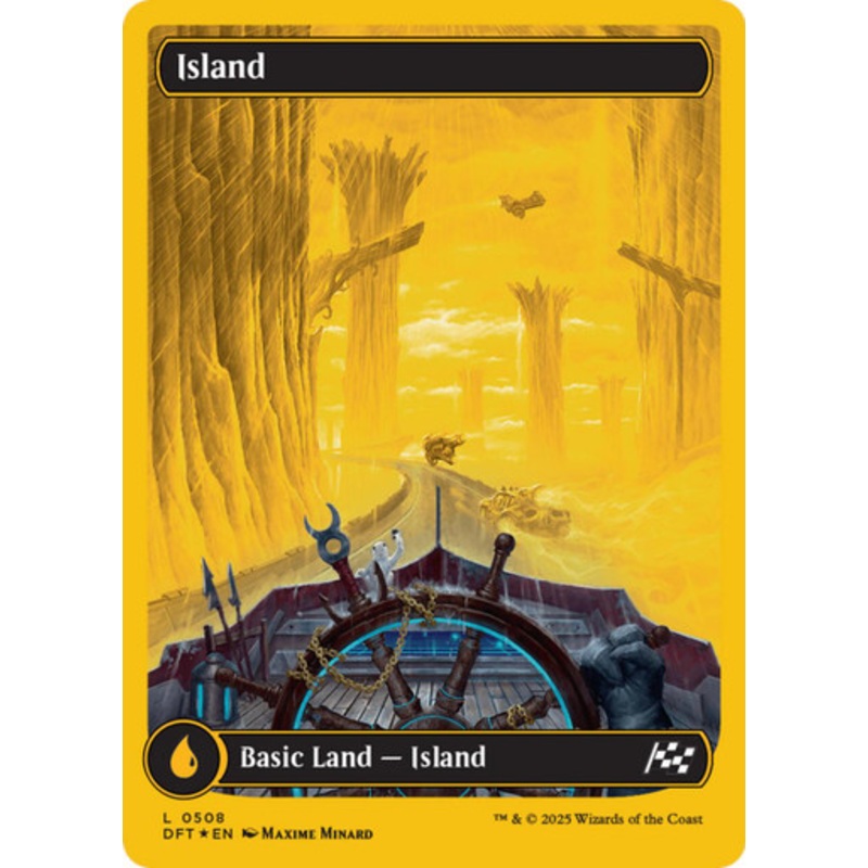 Island (#508) (Full Art First-Place Foil) | Aetherdrift