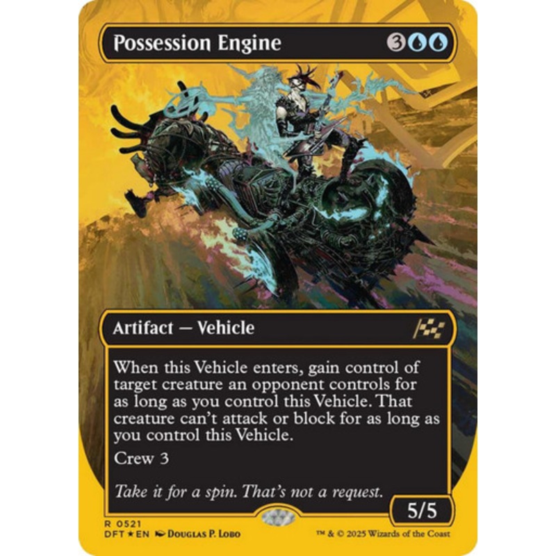 Possession Engine (Borderless First-Place Foil) | Aetherdrift