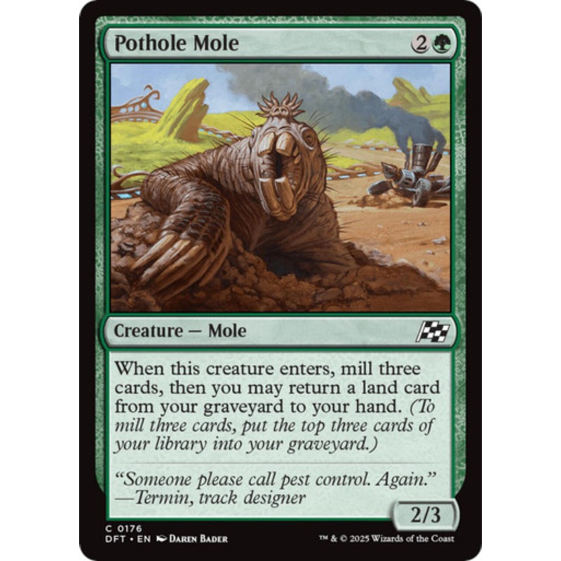 Pothole Mole (Foil) | Aetherdrift