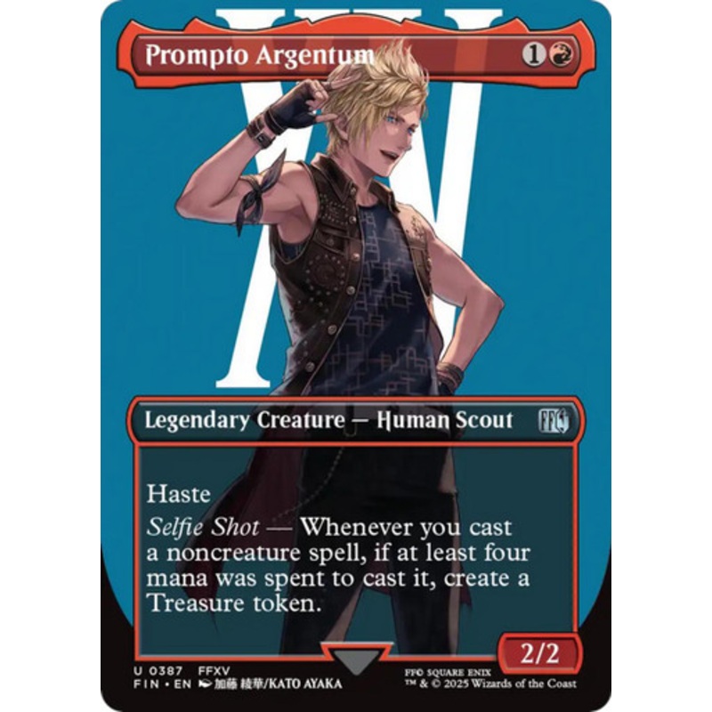 Prompto Argentum (Borderless Art) | FINAL FANTASY