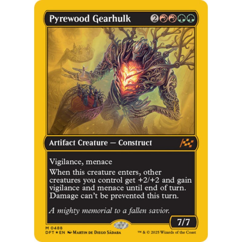 Pyrewood Gearhulk (First-Place Foil) | Aetherdrift