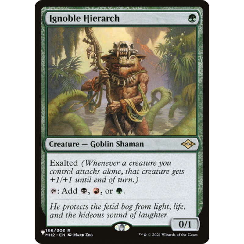 Ignoble Hierarch (The List Reprint) | Modern Horizons 2