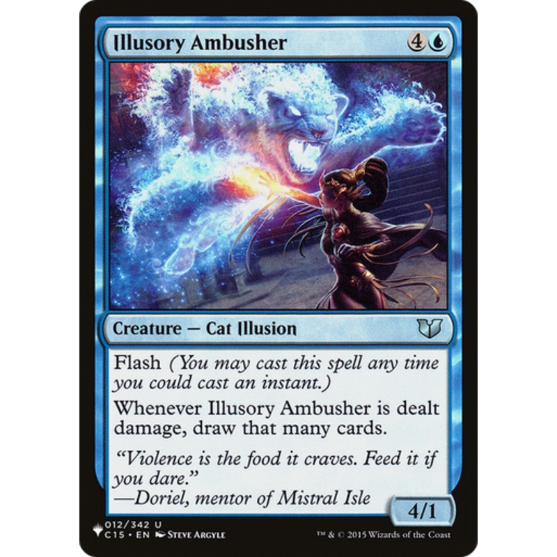 Illusory Ambusher (The List Reprint) | Commander 2015