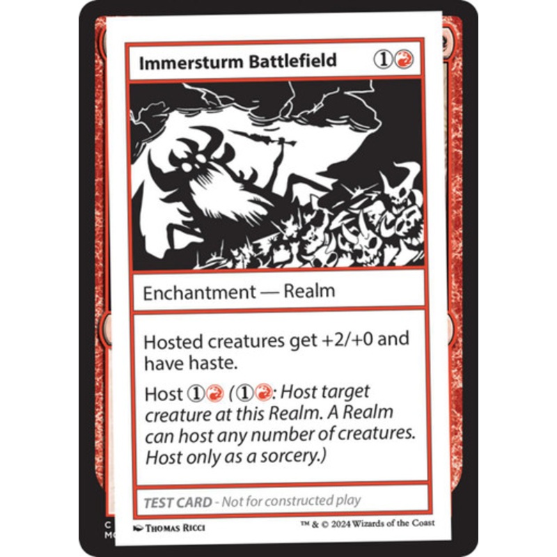 Immersturm Battlefield (Playtest Card - Mystery Booster 2) | Mystery Booster 2