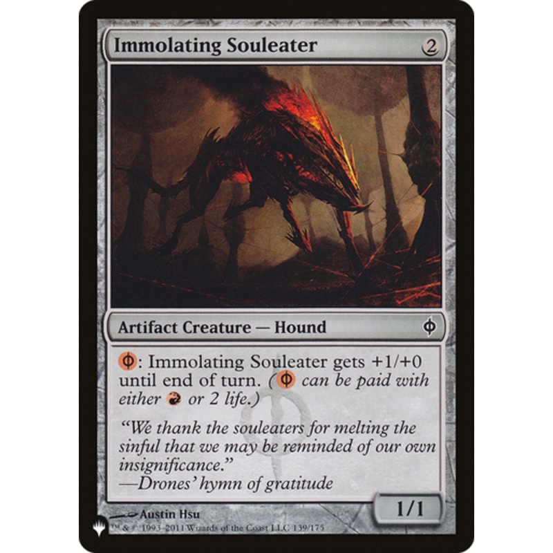 Immolating Souleater (The List Reprint) | New Phyrexia