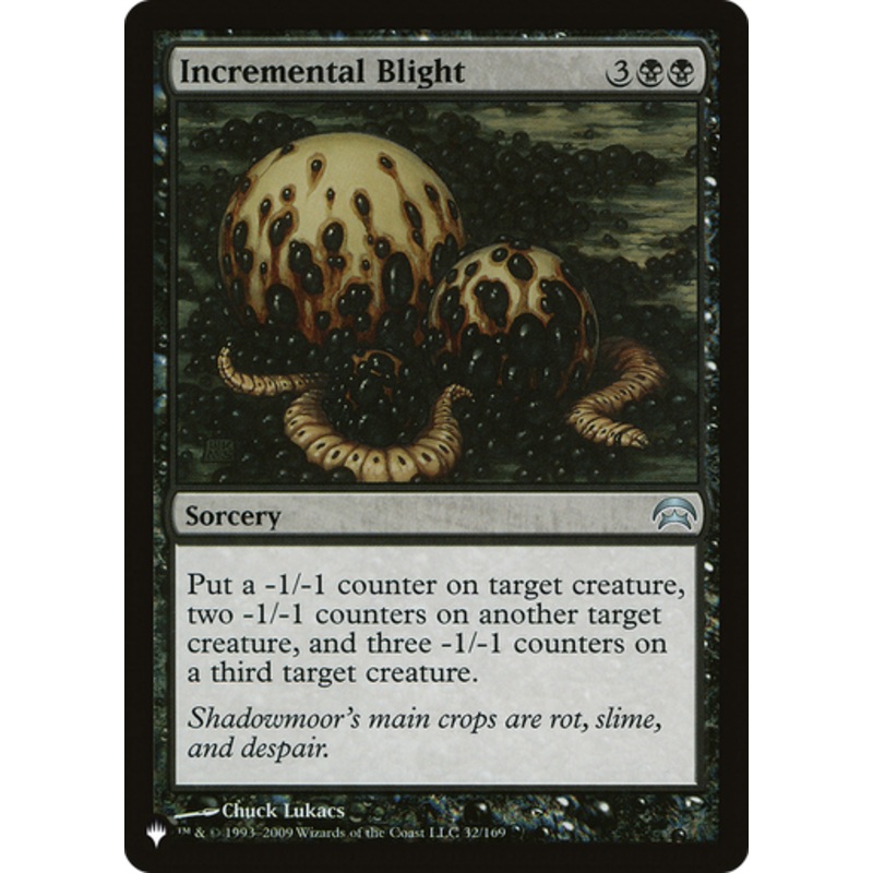 Incremental Blight (The List Reprint) | Planechase