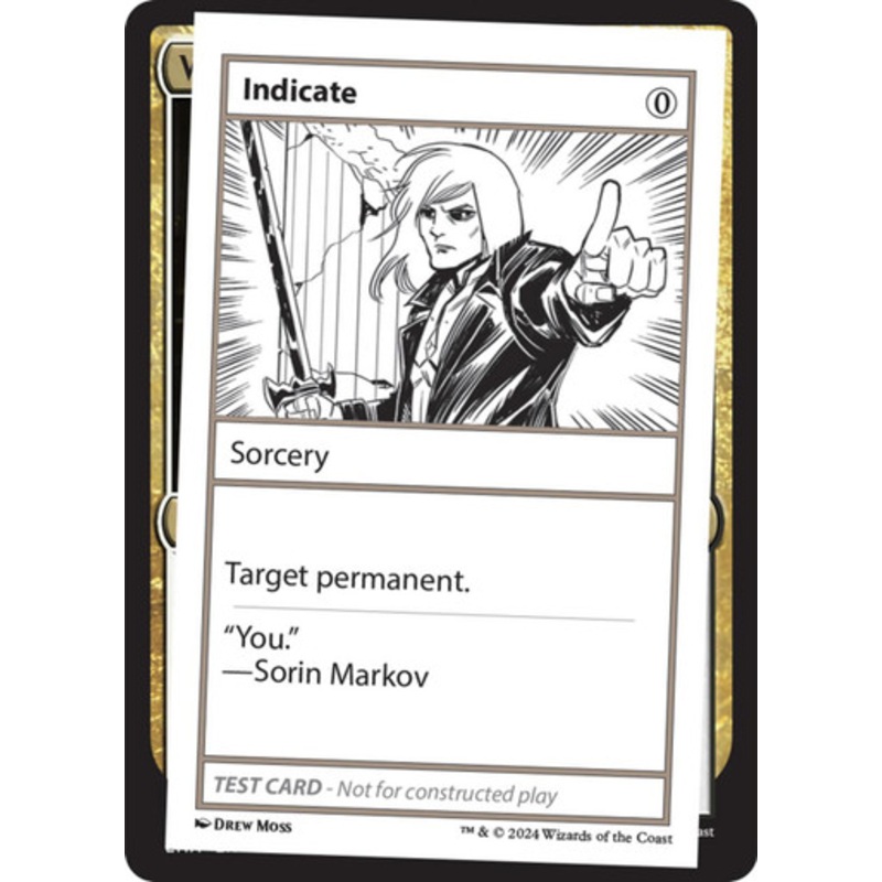 Indicate (Playtest Card - Mystery Booster 2) | Mystery Booster 2